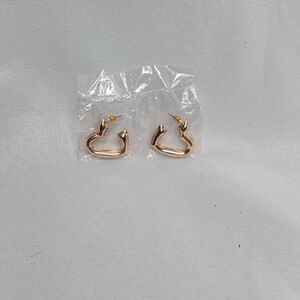 Avon Gold-Tone Hook Earrings